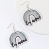 Acrylic Dog Mama Earrings