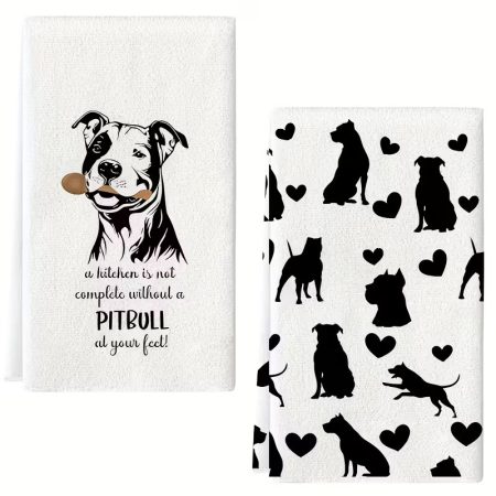 2 Piece Kitchen Towel - Pitbull