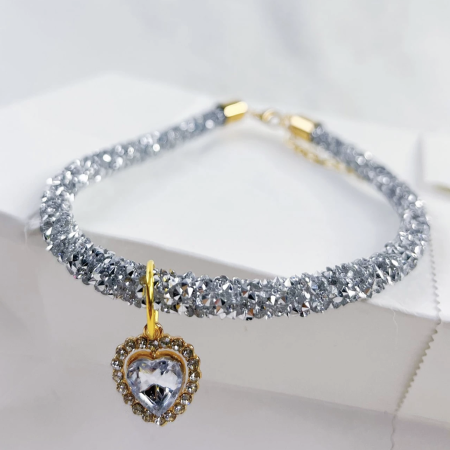 Silver Rhinestone Necklace