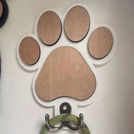 Wooden Paw Wall Hook